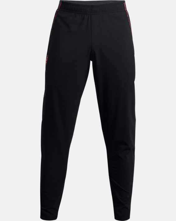 Men's UA Woven Geo Pants, Black, pdpMainDesktop image number 5